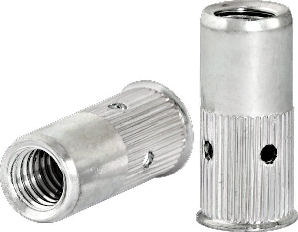 KD-MUTTER RUND LÅGPROFIL RÄFFLAD Bild