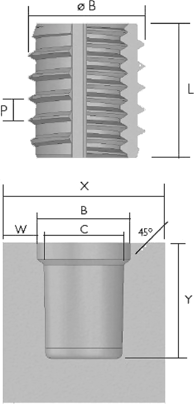 GÄNGINSATS ADVANCED DOUBLE ENDED Ritning