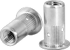 KD-MUTTER RUND PLAN RÄFFLAD M10 KDGPK-100 A2
